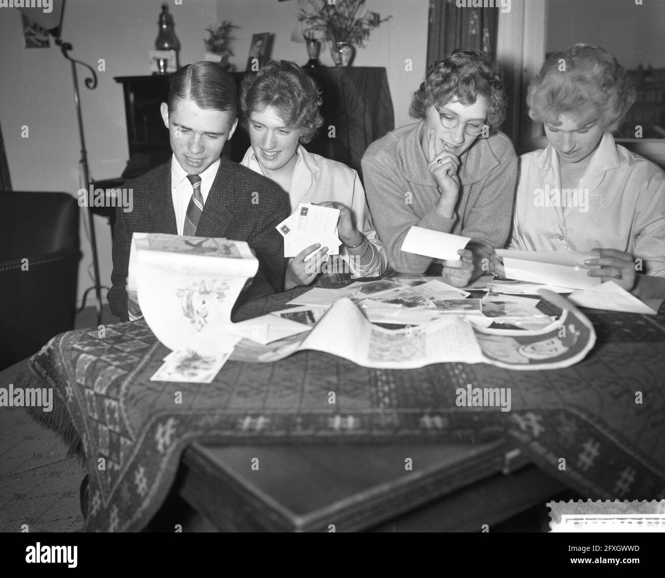 From Left To Right Han Dorothea Rini And Elly February 5 1960