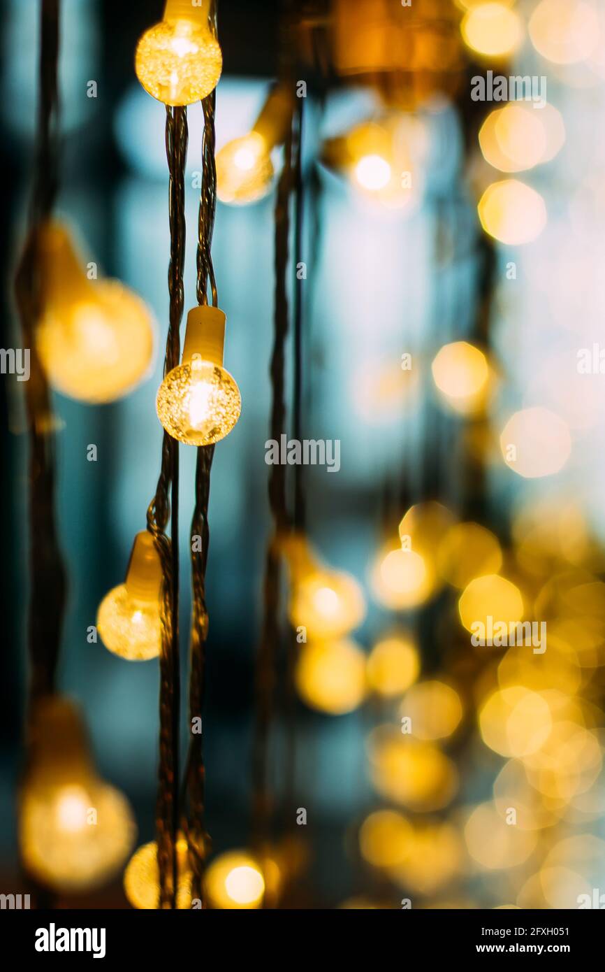 Abstract blurred of blue and silver glittering shine bulbs lights background.  Christmas wallpaper decorations concept. Xmas holiday festival backdrop  Stock Photo - Alamy