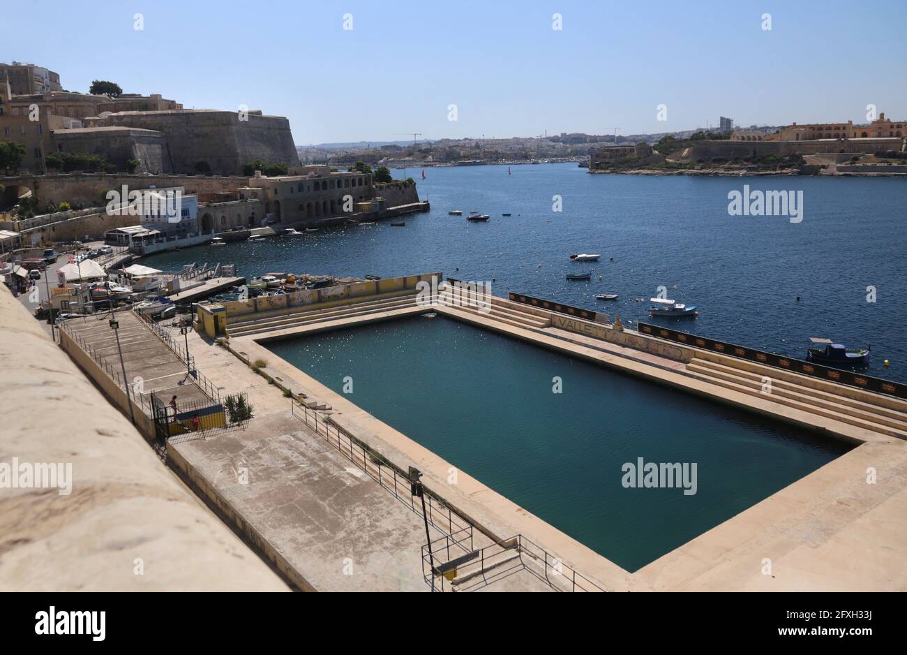 Valletta. Malta. Waterpolo pool of United Waterpolo Club at the