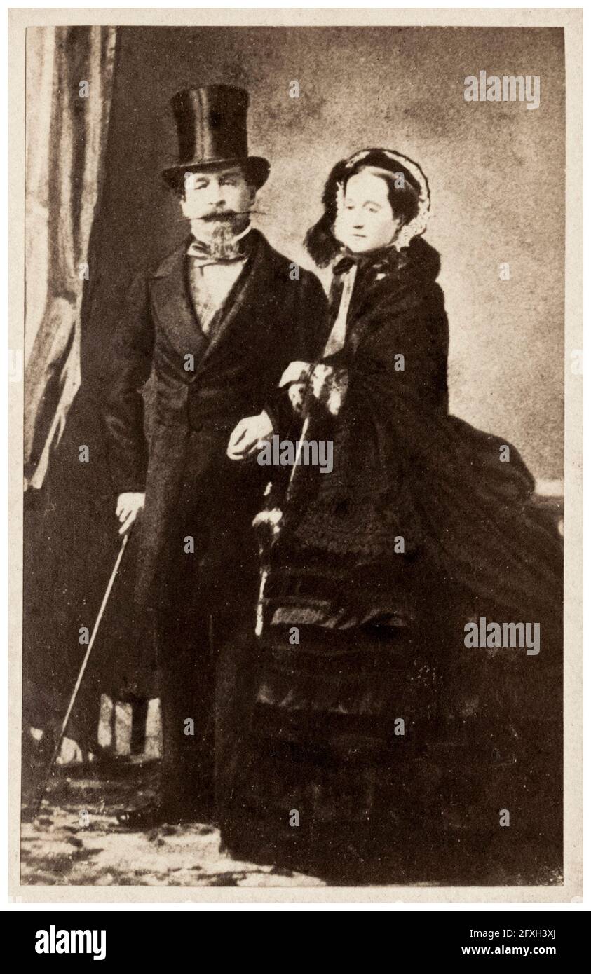 Empress Eugénie and Napoleon III portrait, Grand Ladies