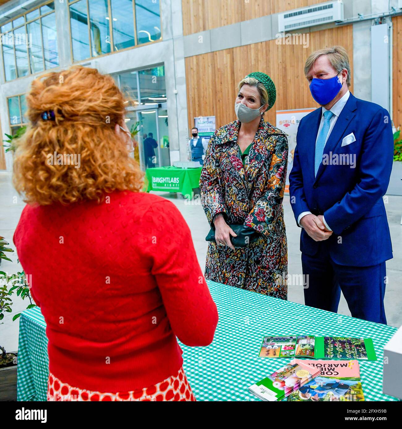 King Willem Alexander and Queen Maxima of the Netherlands during a ...