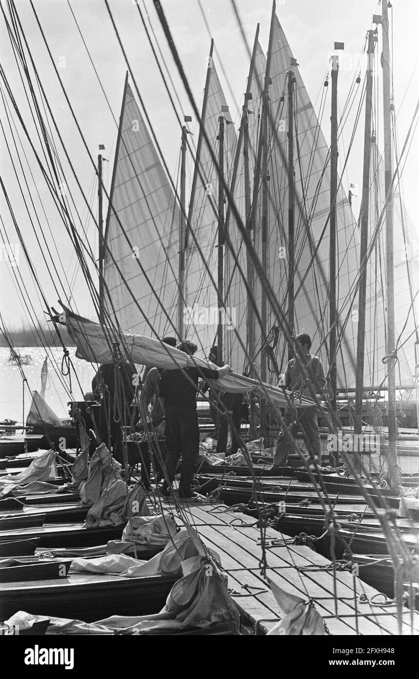 Preparations sailing regattas loosdrecht hires stock photography and