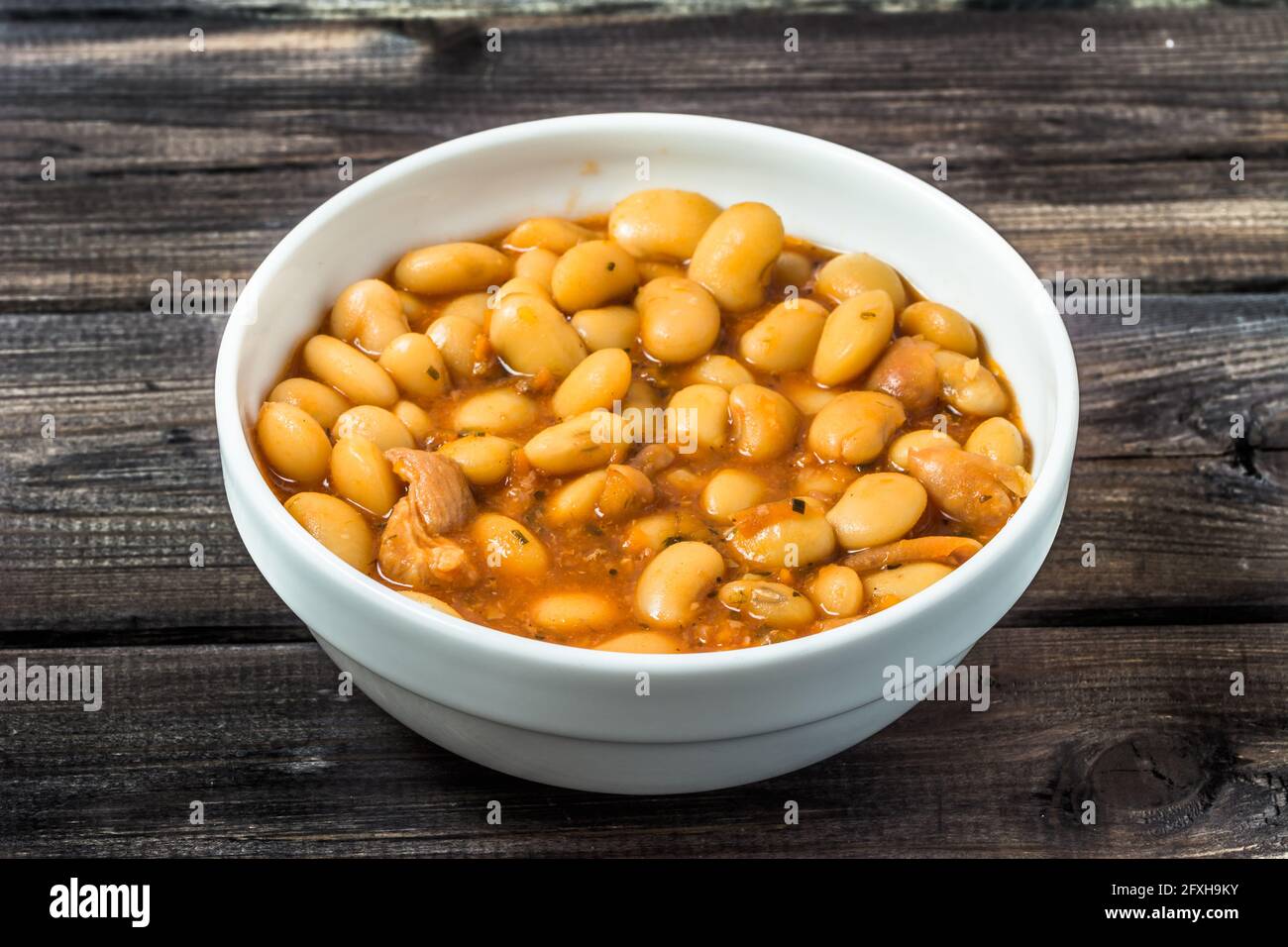 Baked beans in tomato sauce Stock Photo Alamy