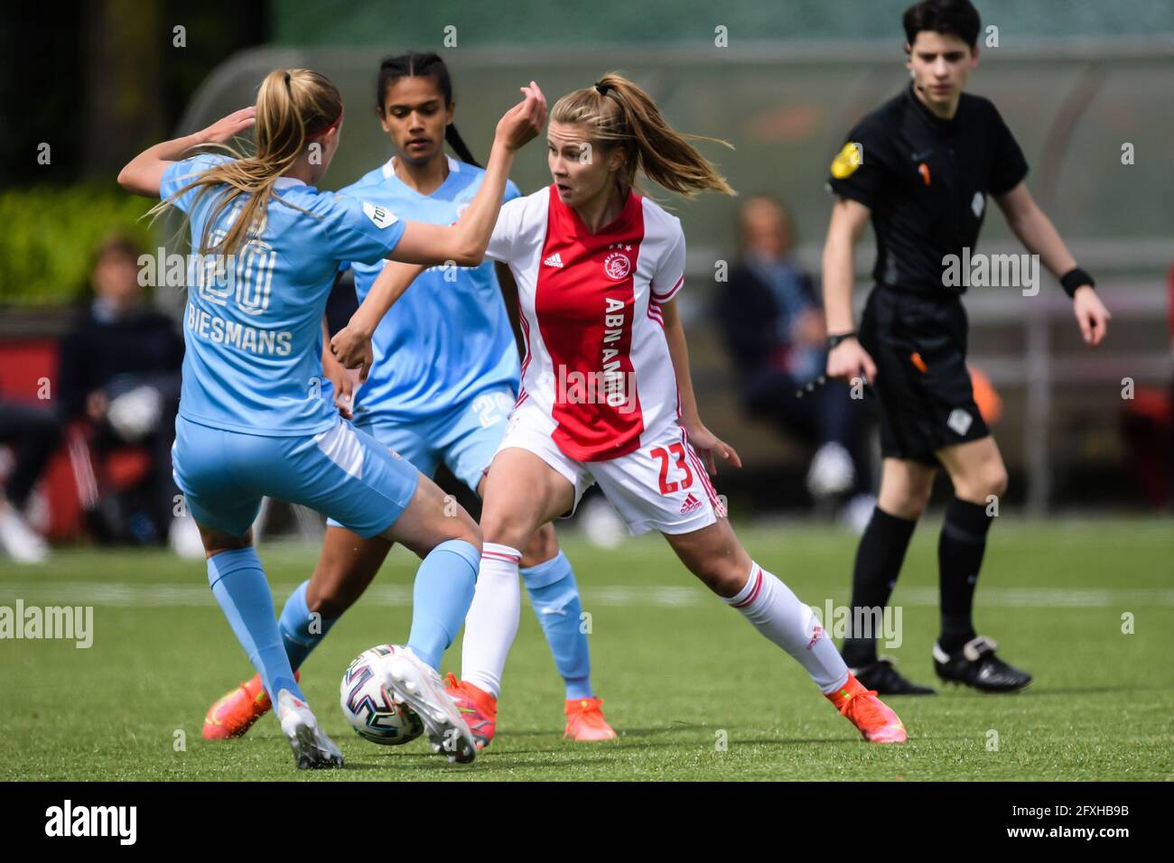 AMSTERDAM, NETHERLANDS MAY 23 Julie Biesmans of PSV, Esmee Brugts of