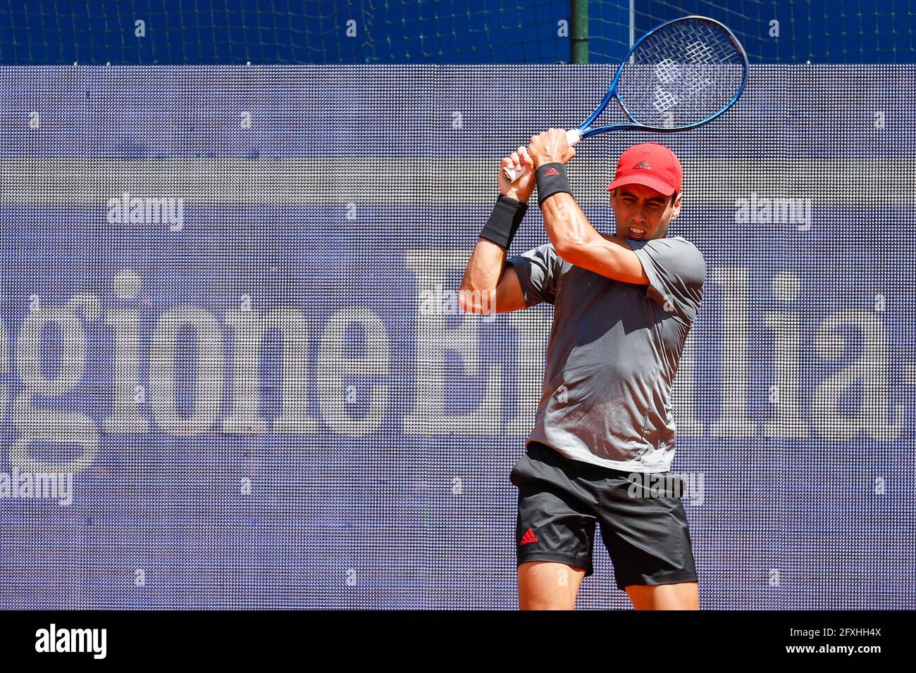 Parma, Italy. 27th May, 2021. The spanish tennis player Jaume Munar during ATP 250 Emilia-Romagna Open Mutti Cup during ATP 250 Emilia Romagna Open 2021, Tennis Internationals in Parma, Italy, May 27 2021 Credit: Independent Photo Agency/Alamy Live News Stock Photo