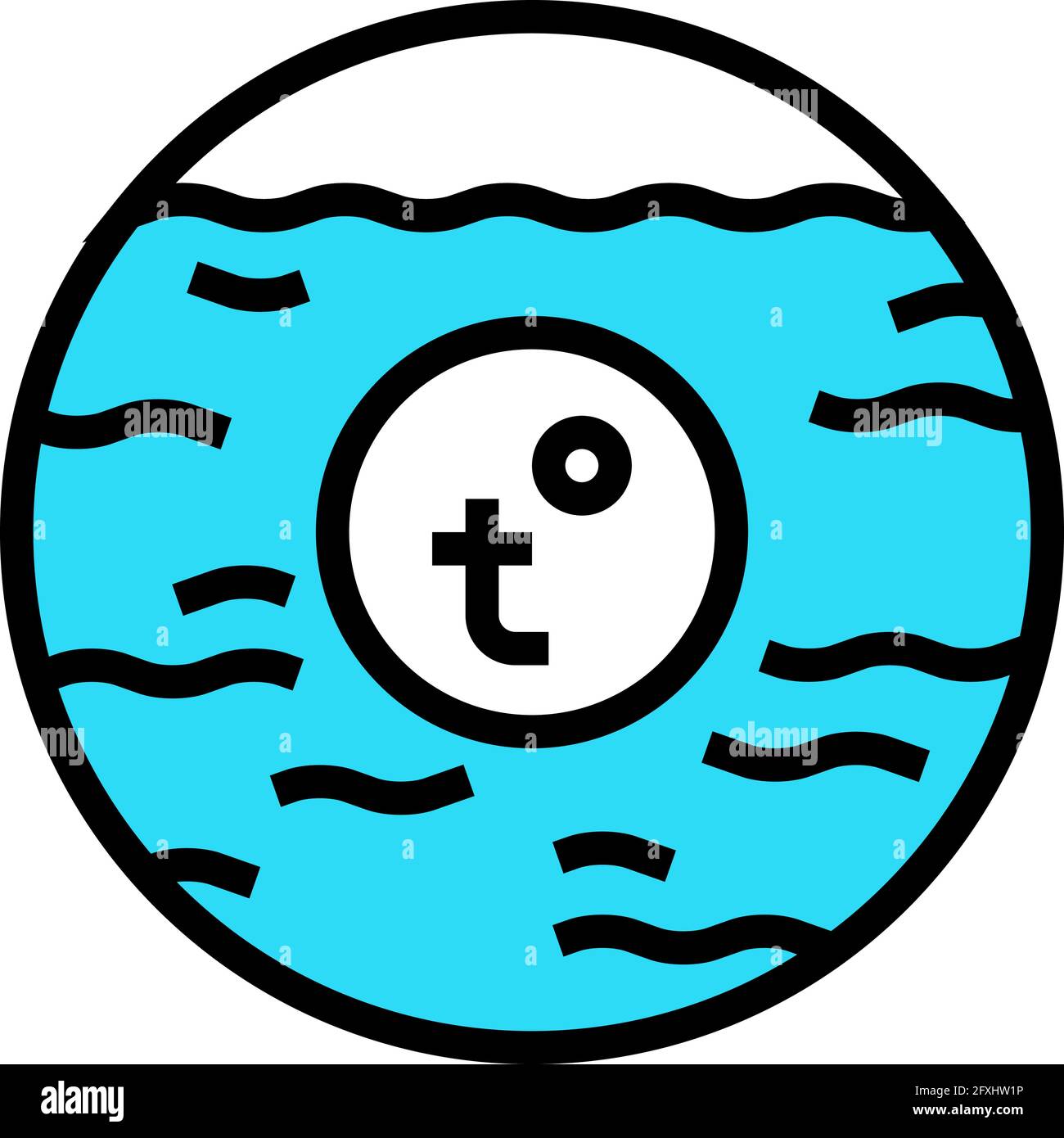 adjust shower temperature color icon vector illustration Stock Vector