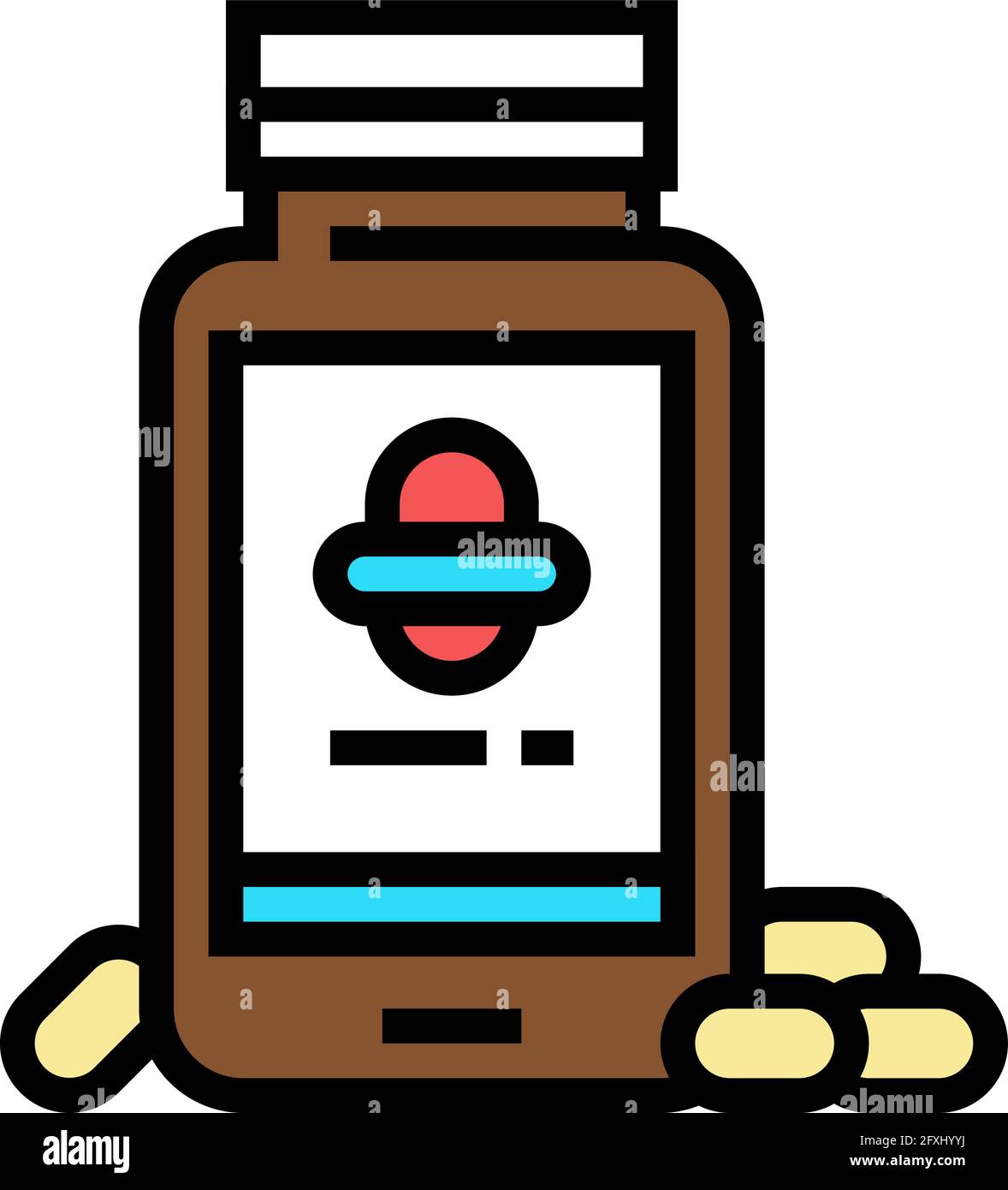 omega 3s dry skin treatment color icon vector illustration Stock Vector