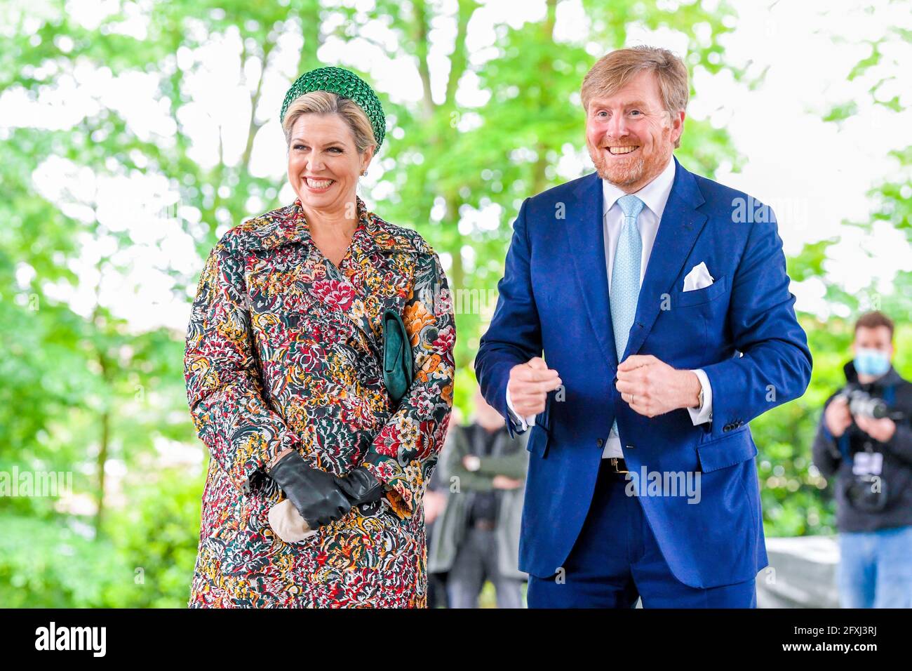 King Willem Alexander and Queen Maxima of the Netherlands during a ...