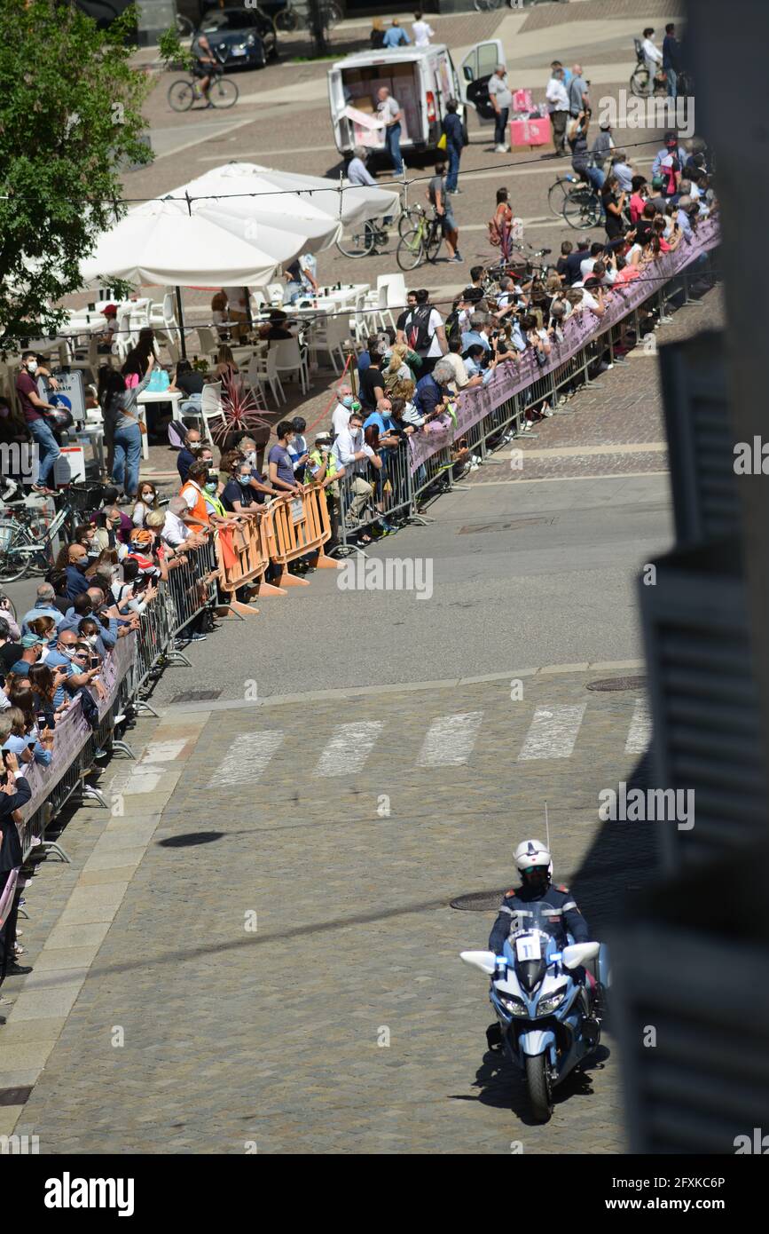 Giro d'Italia bike race 2021 Cremona Stage Stock Photo