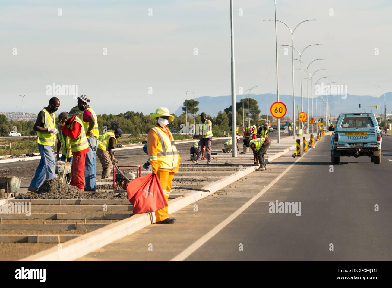 Construction infrastructure africa hires stock photography and images