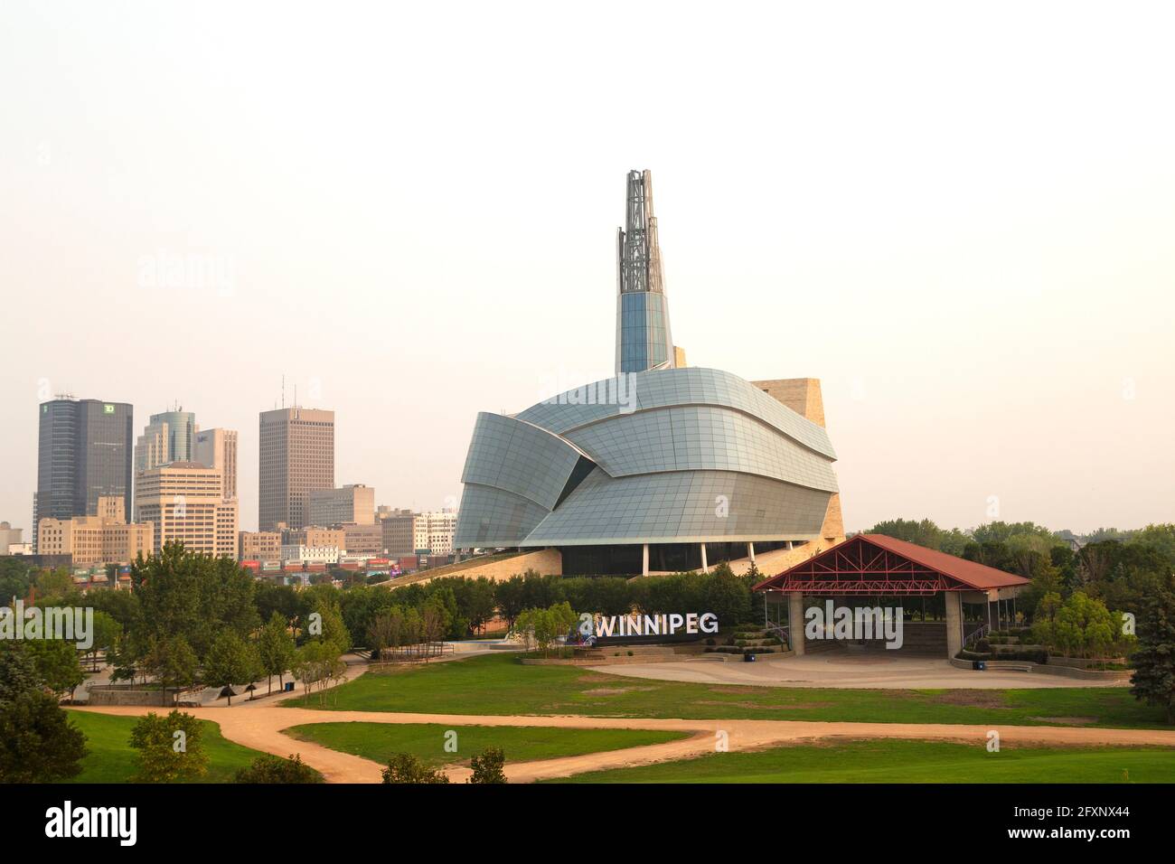 The Canadian Museum for Human Rights at Winnipeg in Manitoba, Canada ...