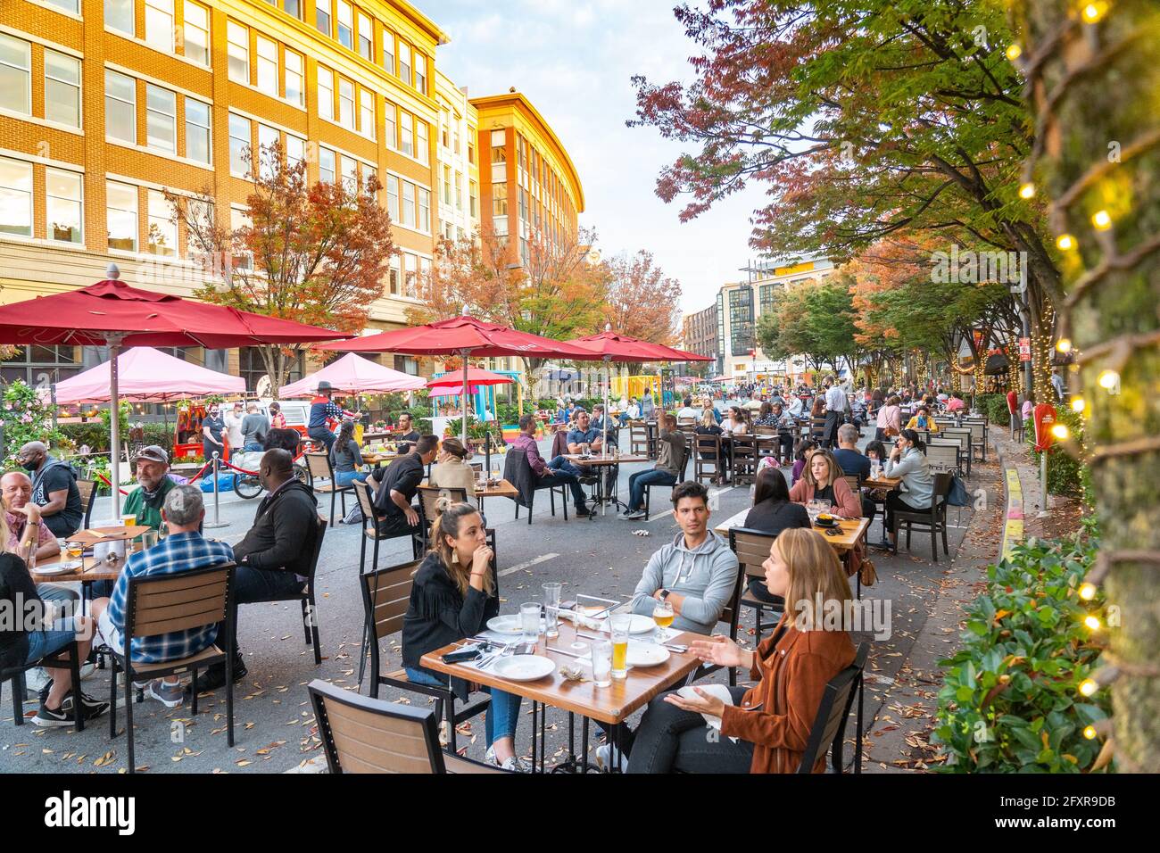 Downtown Bethesda MD in the Washington DC area