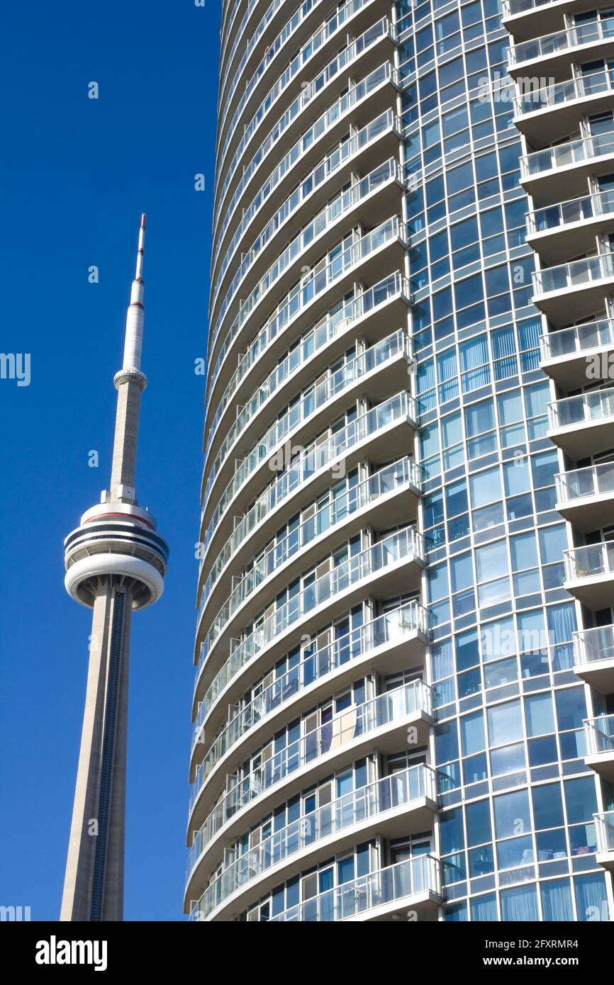 Toronto cn tower walk hi-res stock photography and images - Alamy