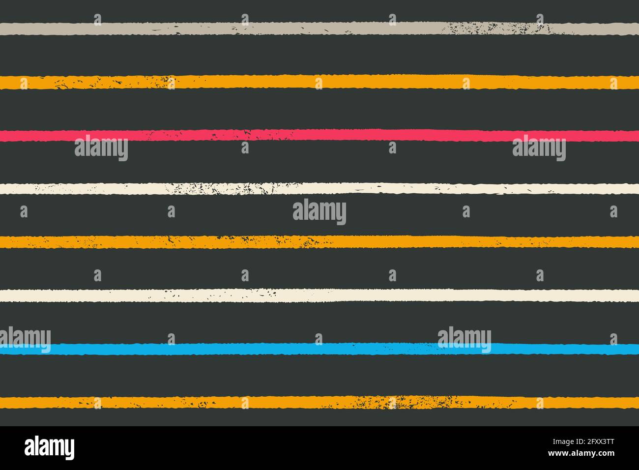 Hand drawn simple stripes pattern. Seamless vector colorful pattern ...