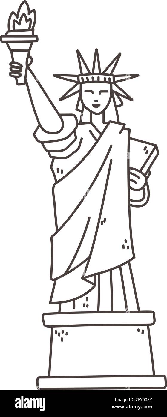 statue-of-liberty-outline-stock-vector-image-art-alamy