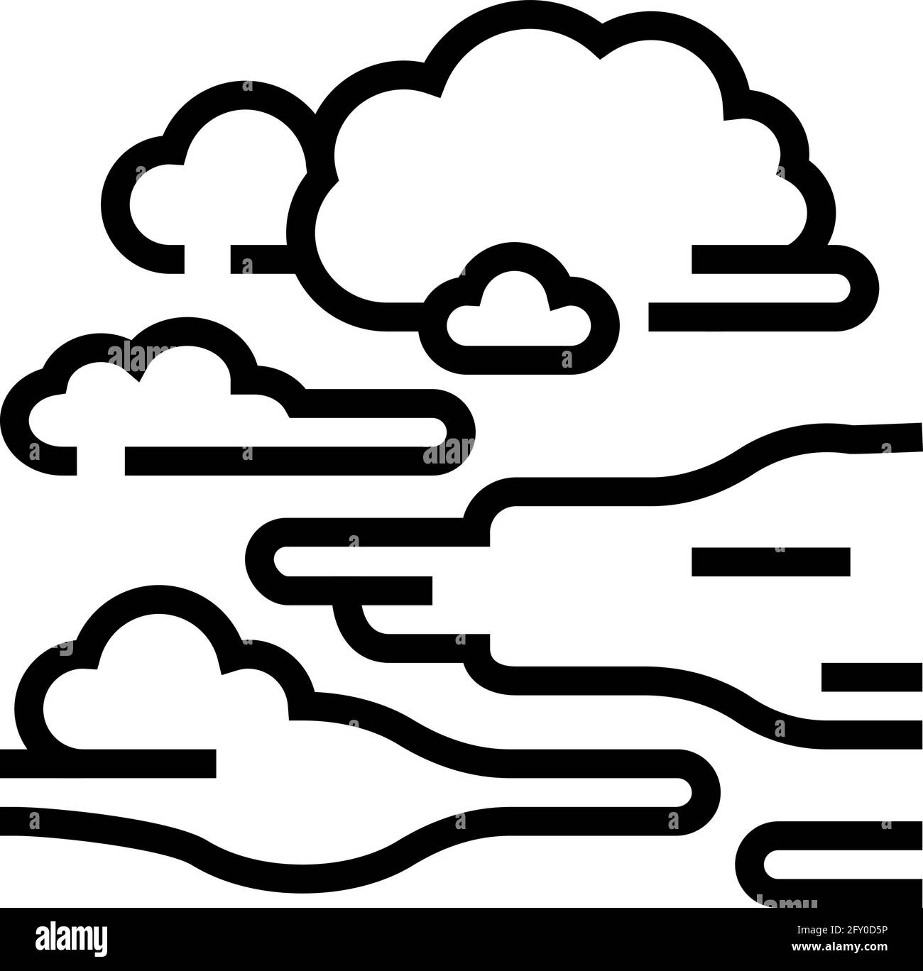 fog smoke color icon vector illustration Stock Vector Image & Art - Alamy