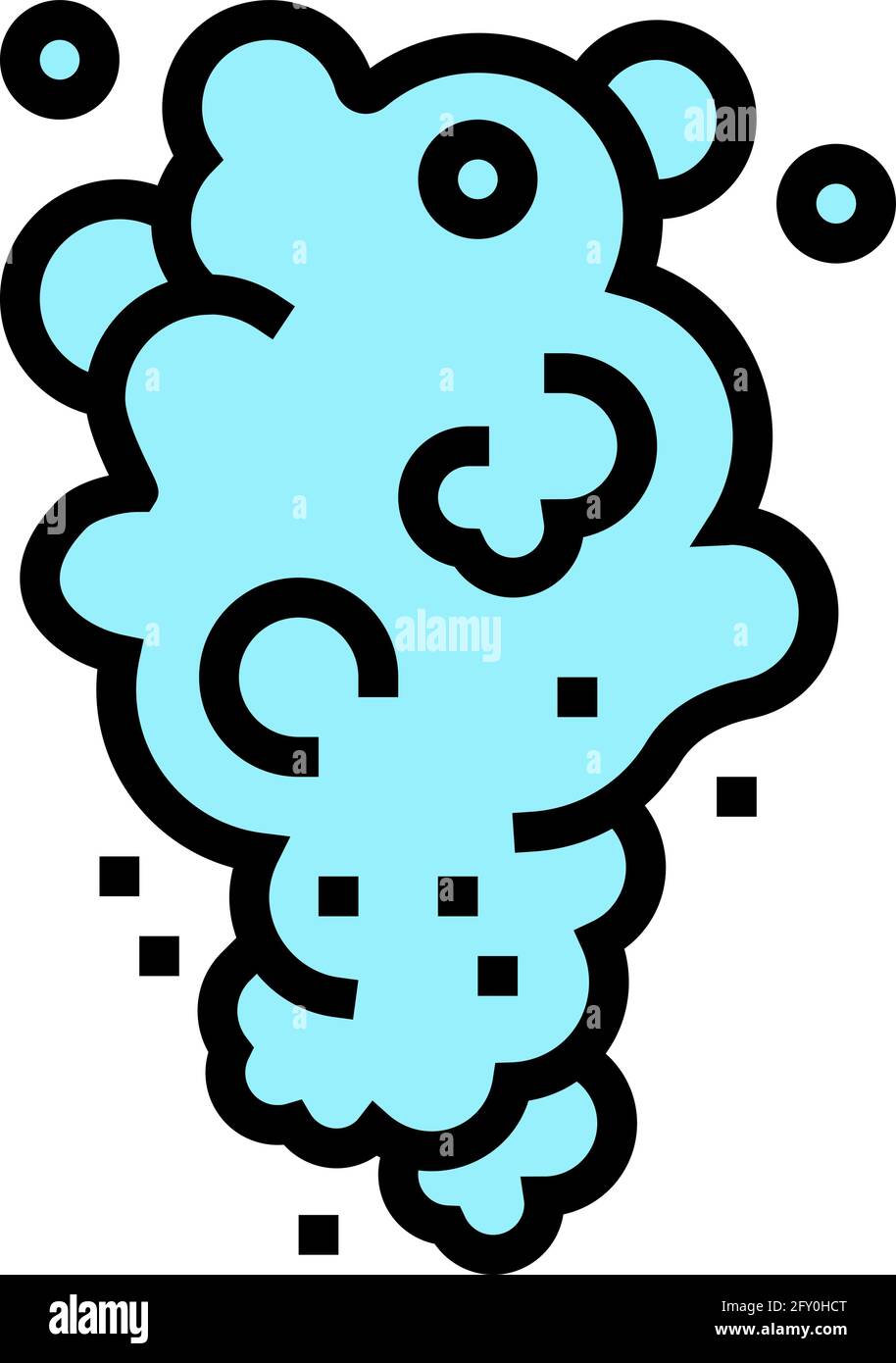 steam smoke color icon vector illustration Stock Vector Image & Art - Alamy