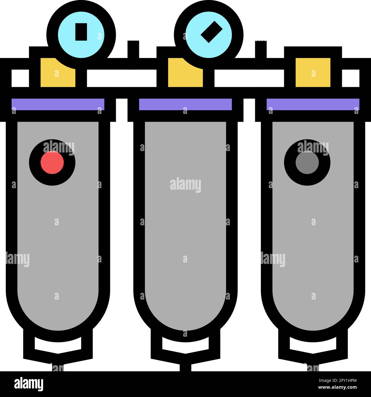 air purification system color icon vector illustration Stock Vector ...