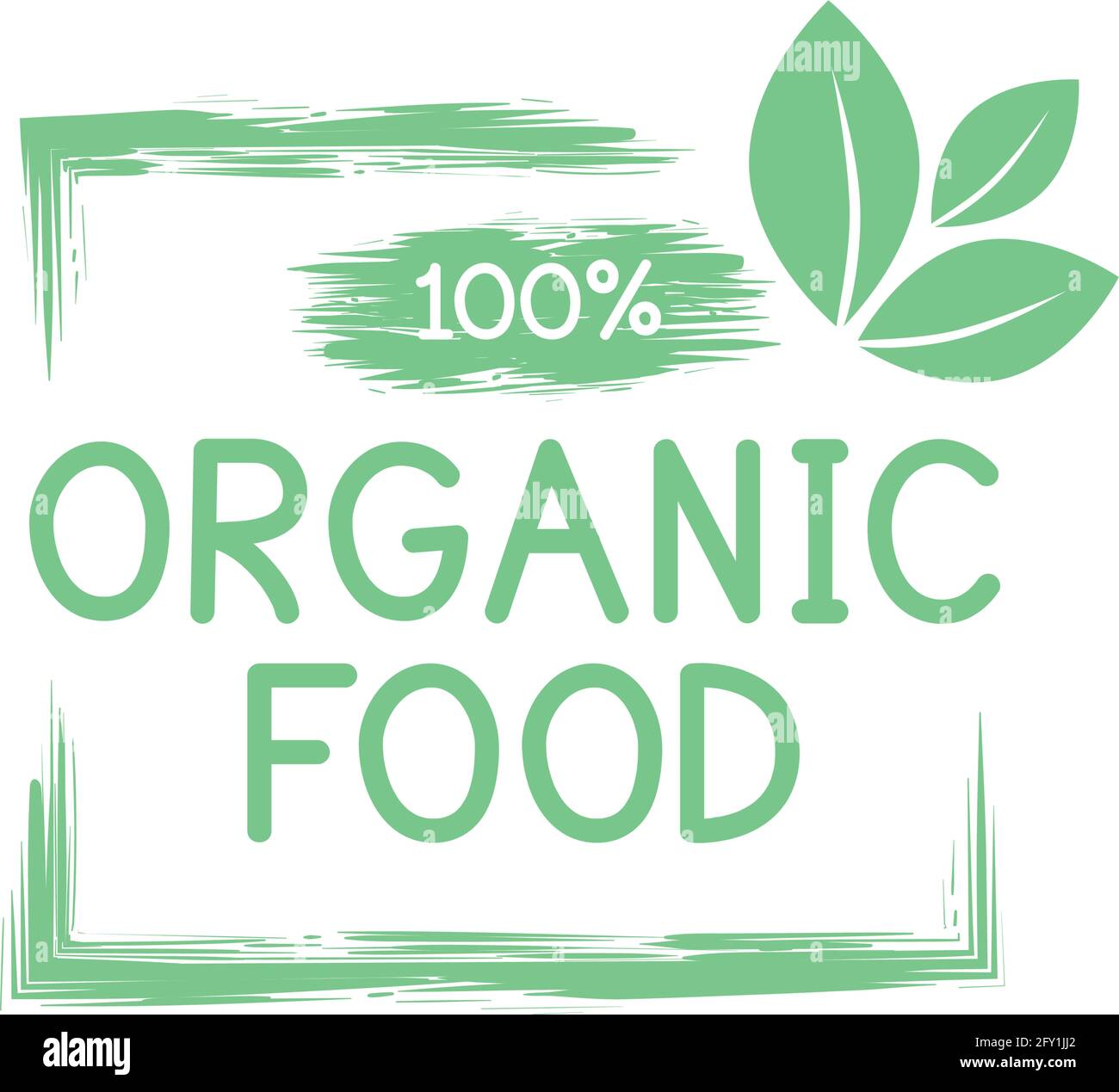 label organic food Stock Vector Image & Art - Alamy