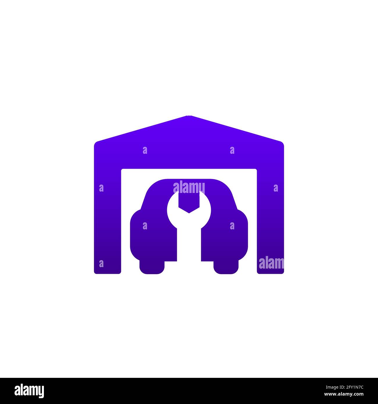 Garage, car repair service icon Stock Vector Image & Art - Alamy