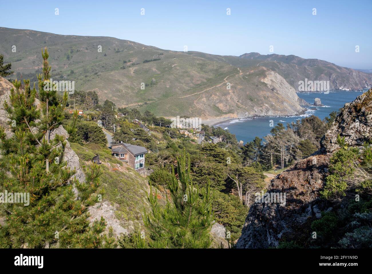 Images from the Muir Beach Overlook between Stinson and Muir Beach in