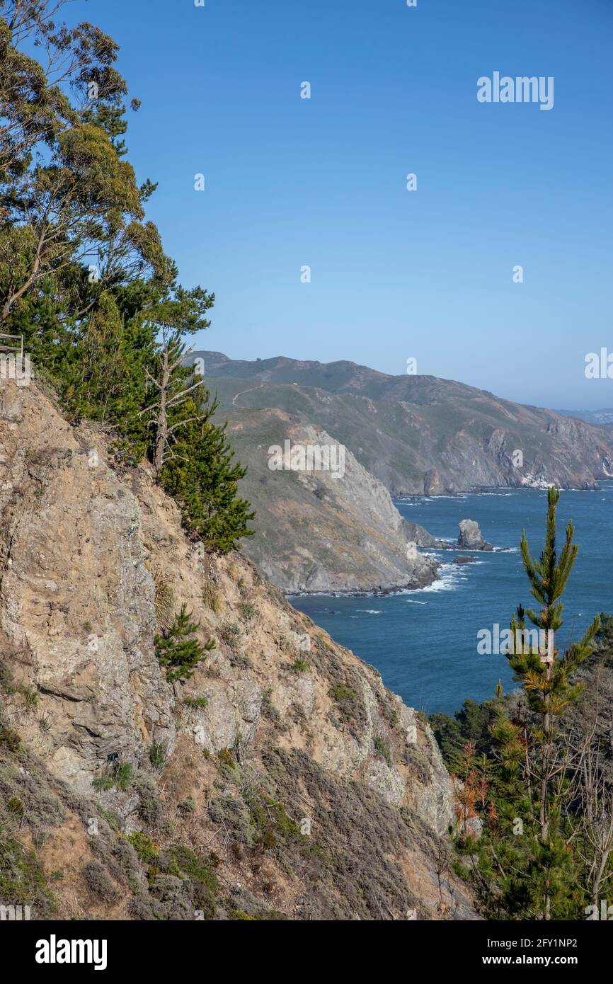 Images from the Muir Beach Overlook between Stinson and Muir Beach in