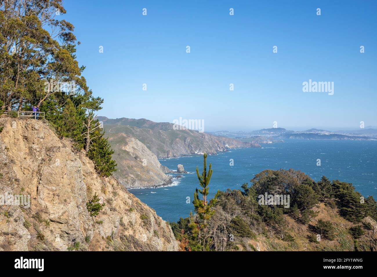 Images from the Muir Beach Overlook between Stinson and Muir Beach in