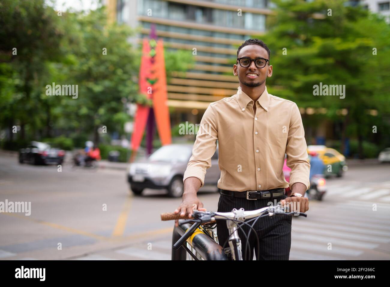 African black young male model hi-res stock photography and images - Alamy