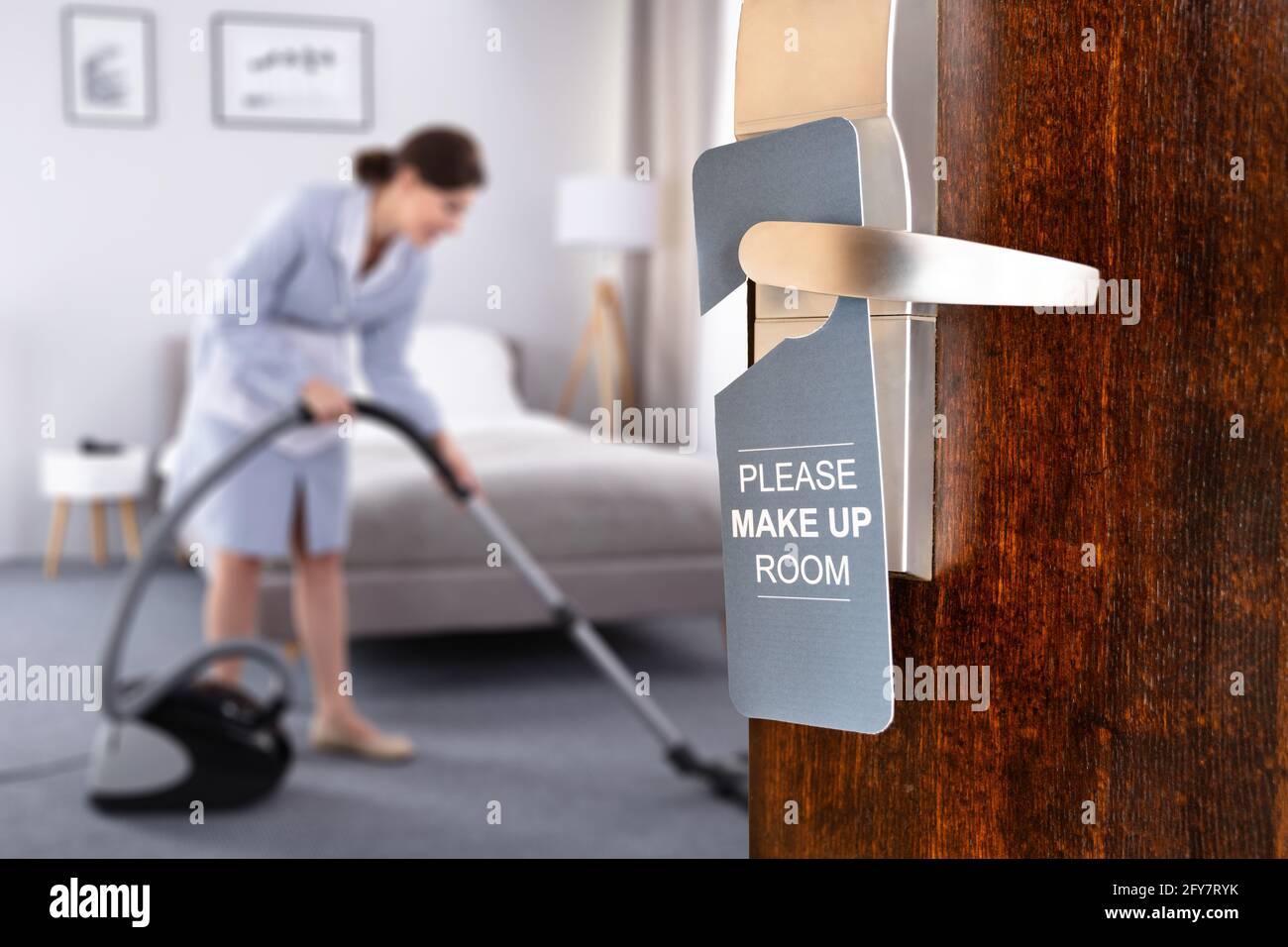 Hotel maid housekeeper resort hires stock photography and images Alamy