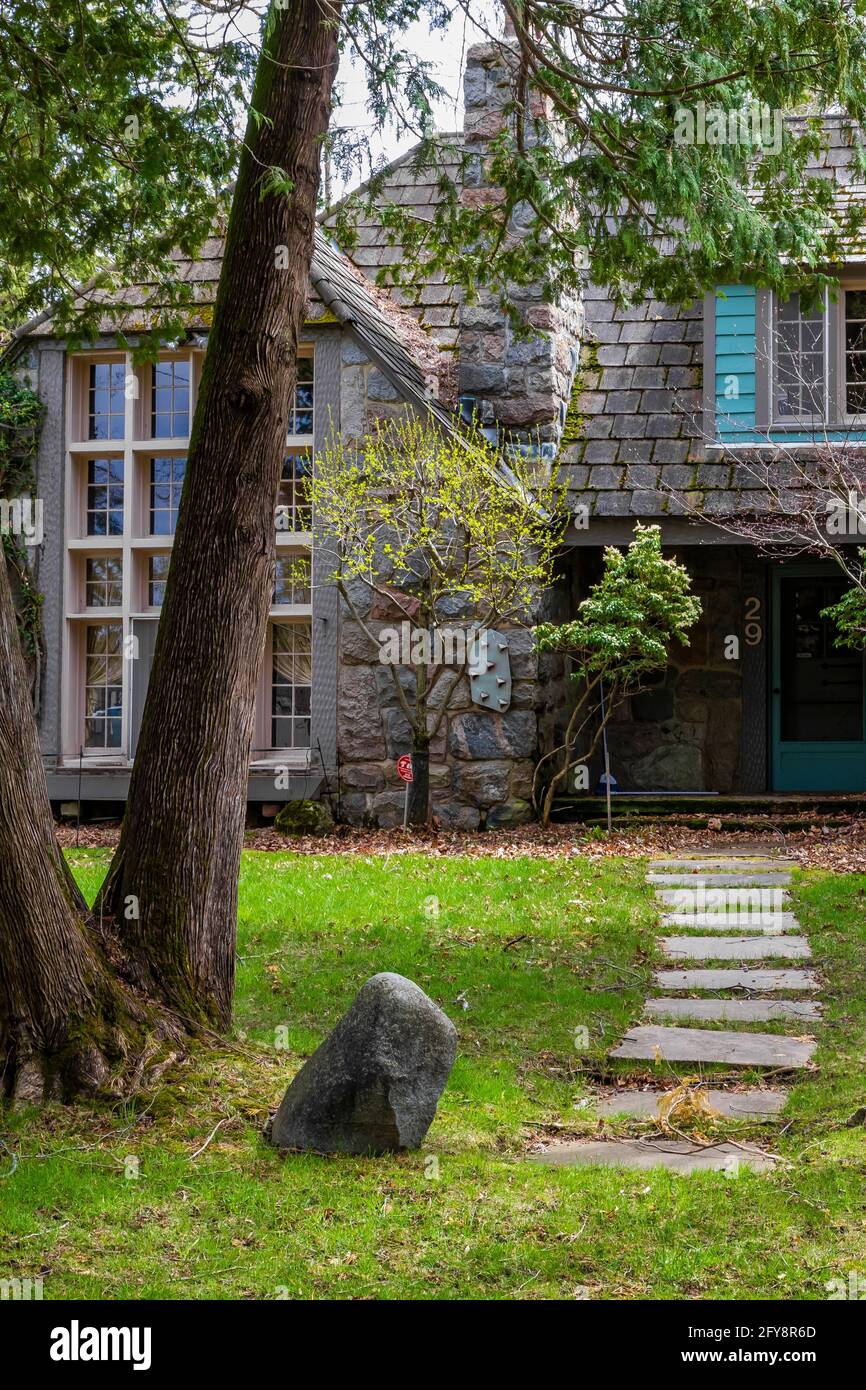 Enchanted Cottage, one of the Mushroom Houses, designed by architect