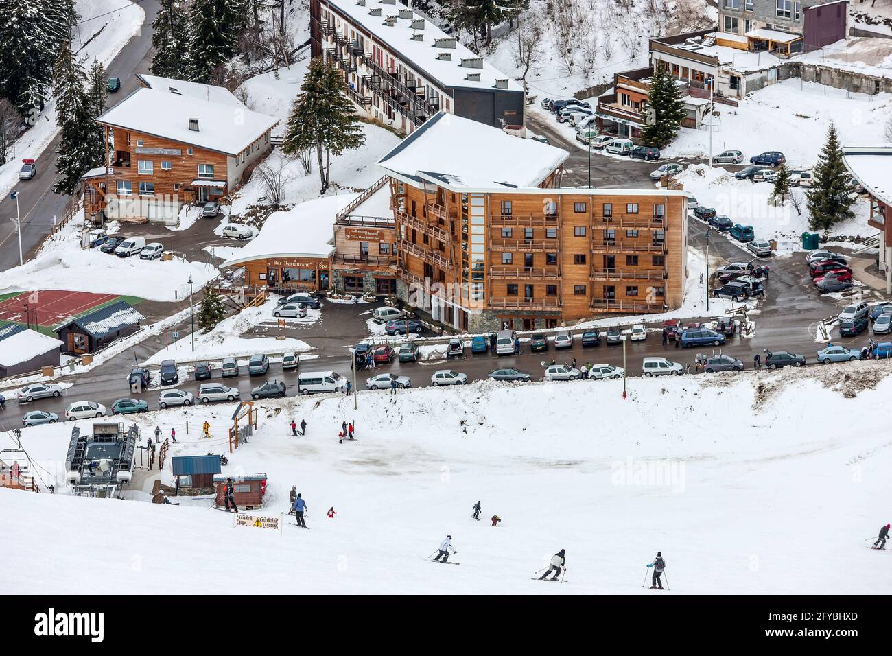 Chamrousse ski resort hi-res stock photography and images - Alamy