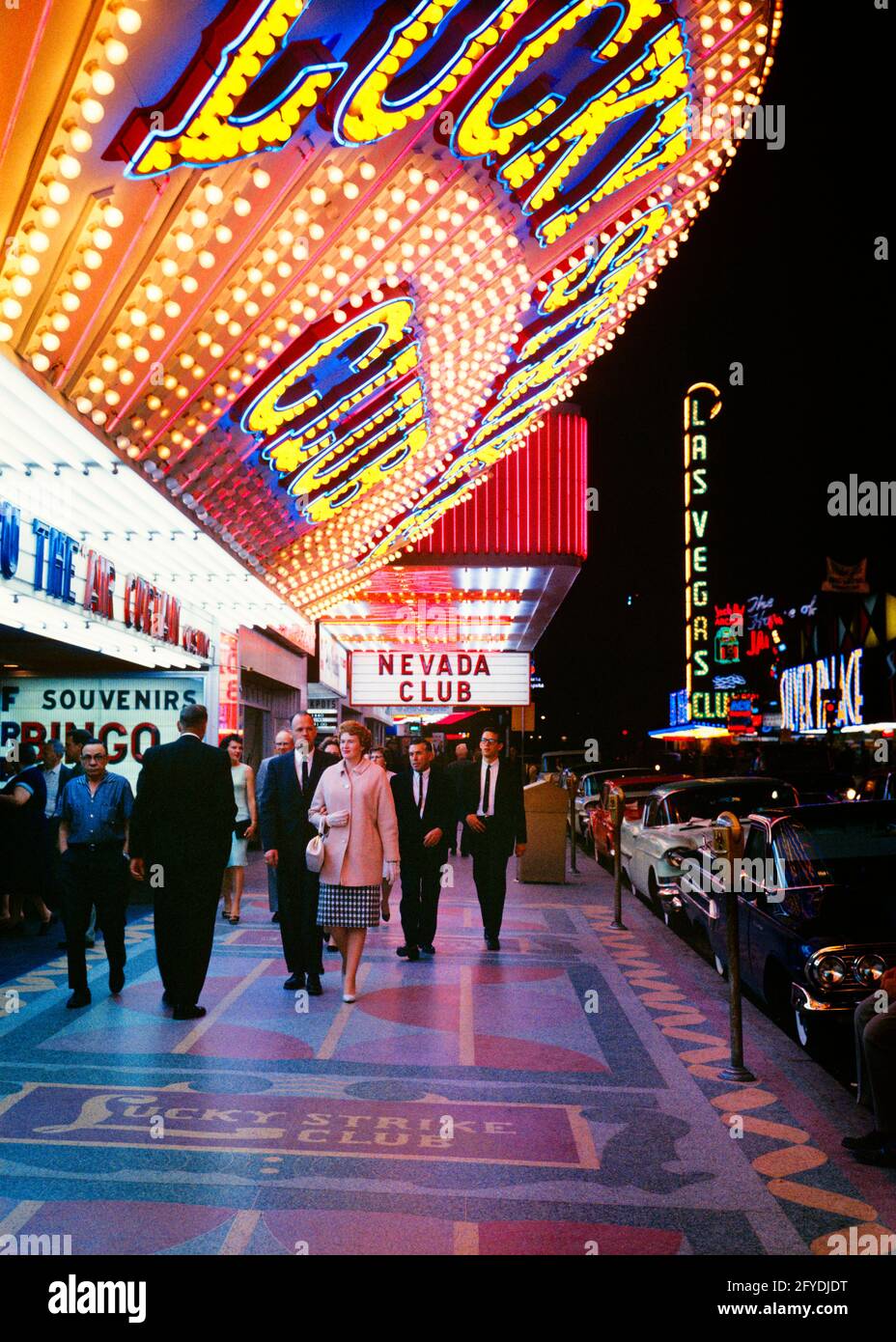 Vintage Las Vegas - On the Strip, 1967. Sands, Denny's, Four