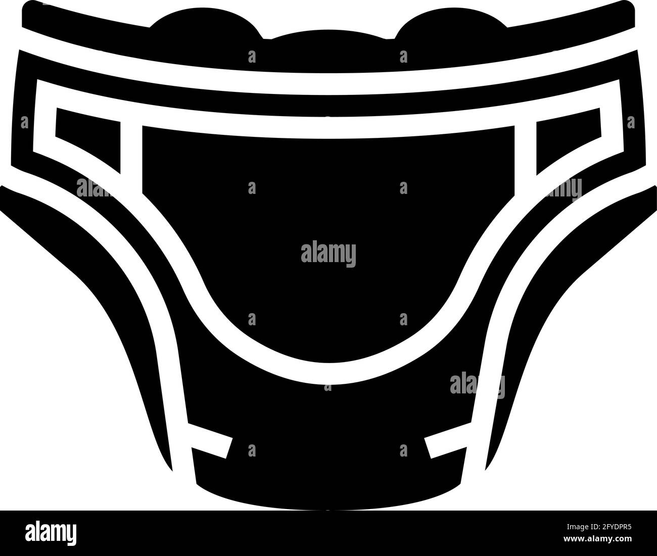 diaper baby glyph icon vector illustration Stock Vector Image & Art - Alamy