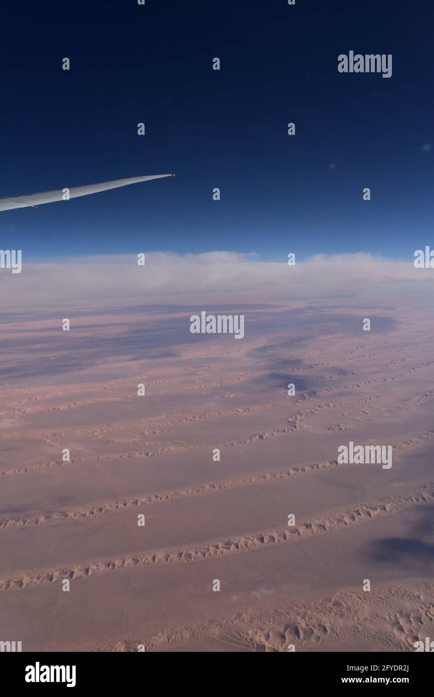 Sunset view from airplane hi-res stock photography and images - Alamy