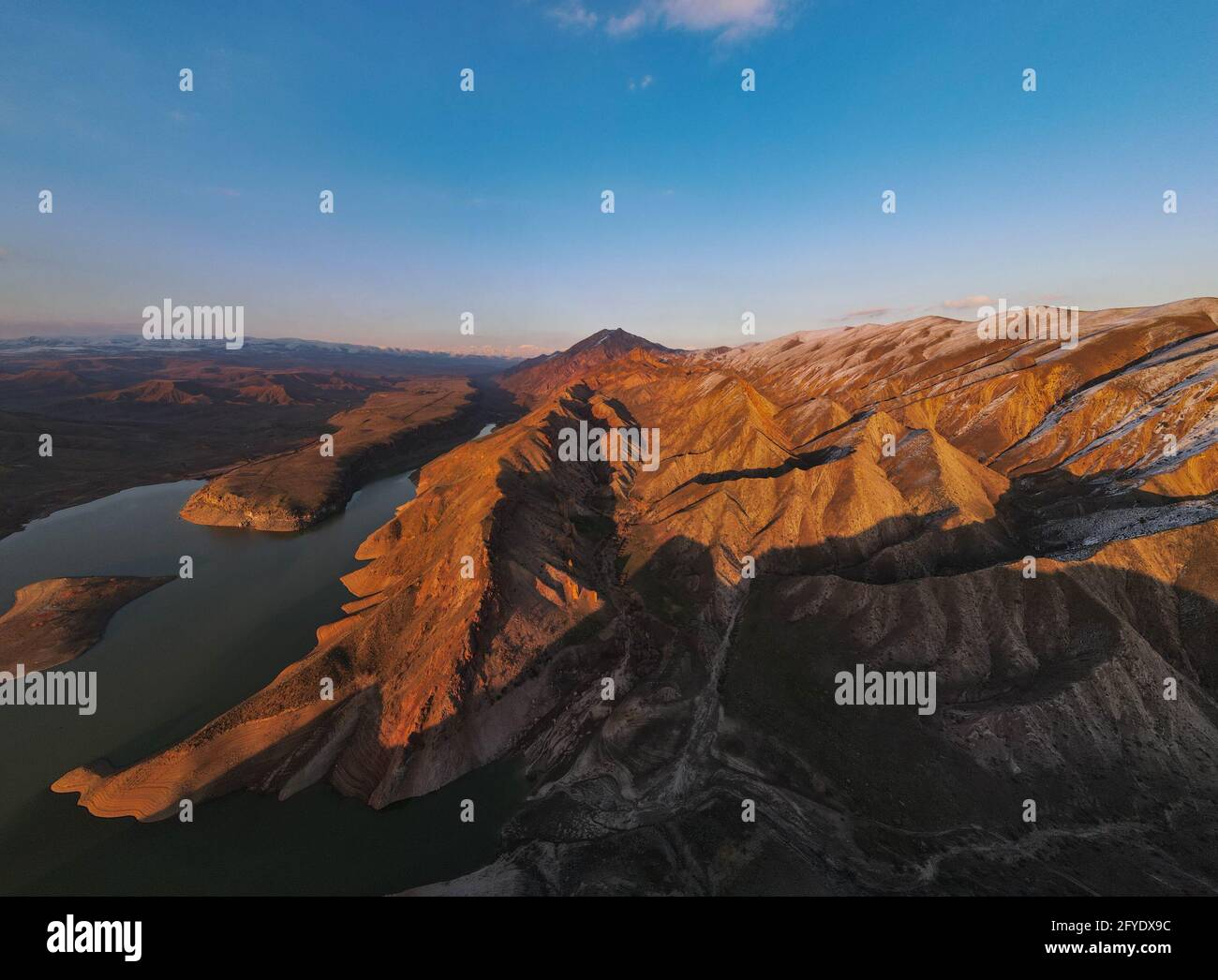 Aerial panoramic view desert hi-res stock photography and images - Alamy