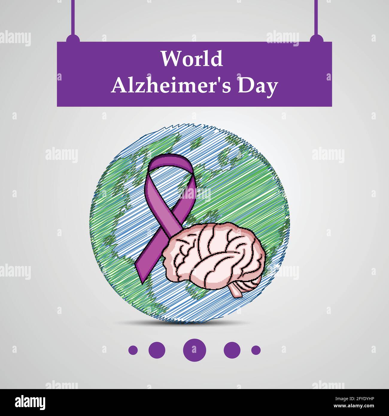 World Alzheimers Day Stock Vector Image & Art - Alamy