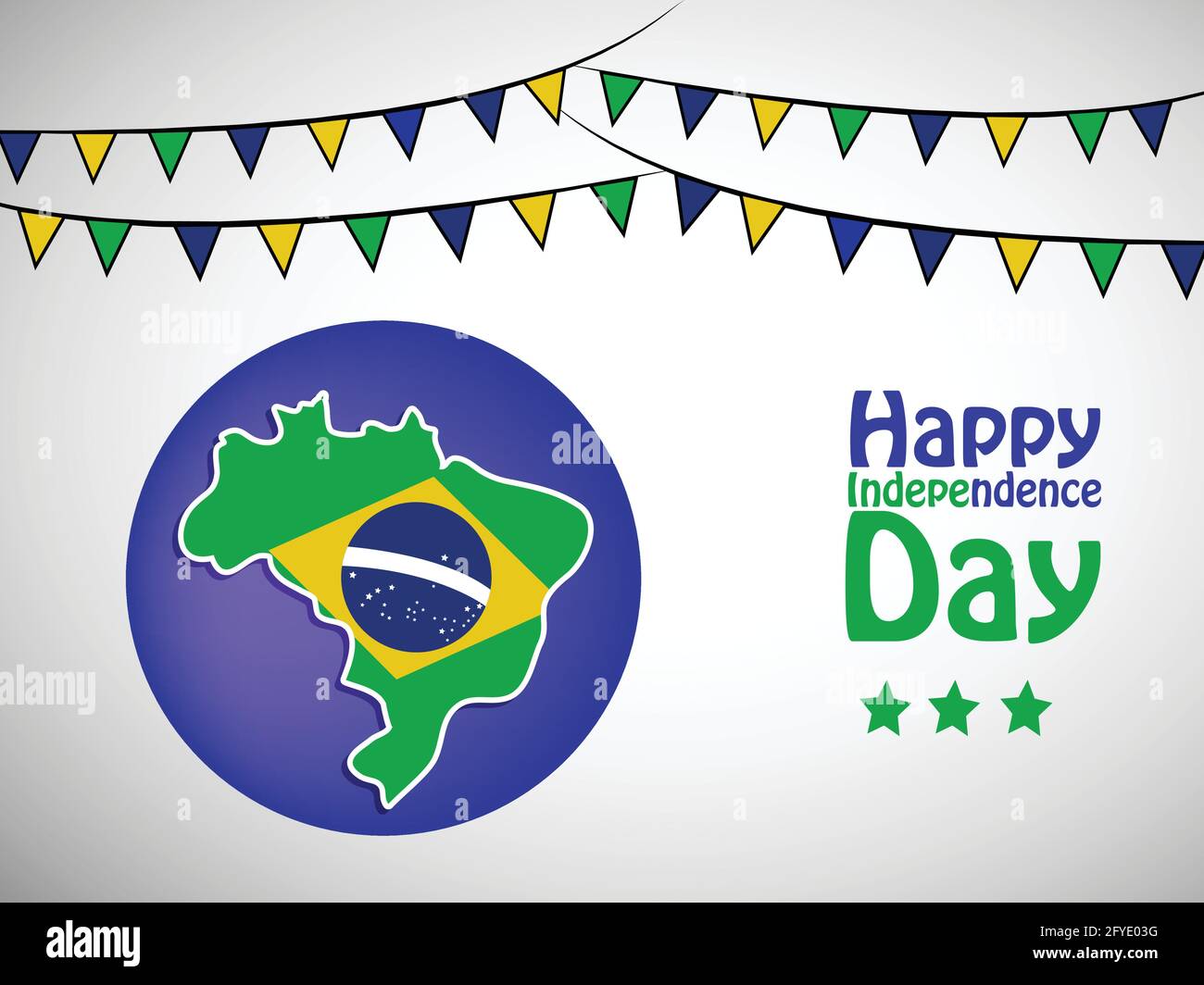 Brazil Independence Day Stock Vector Image & Art - Alamy