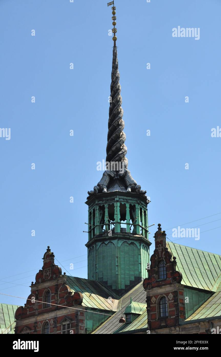 Copenhagen Stock Exchange building, Denmark Stock Photo Alamy
