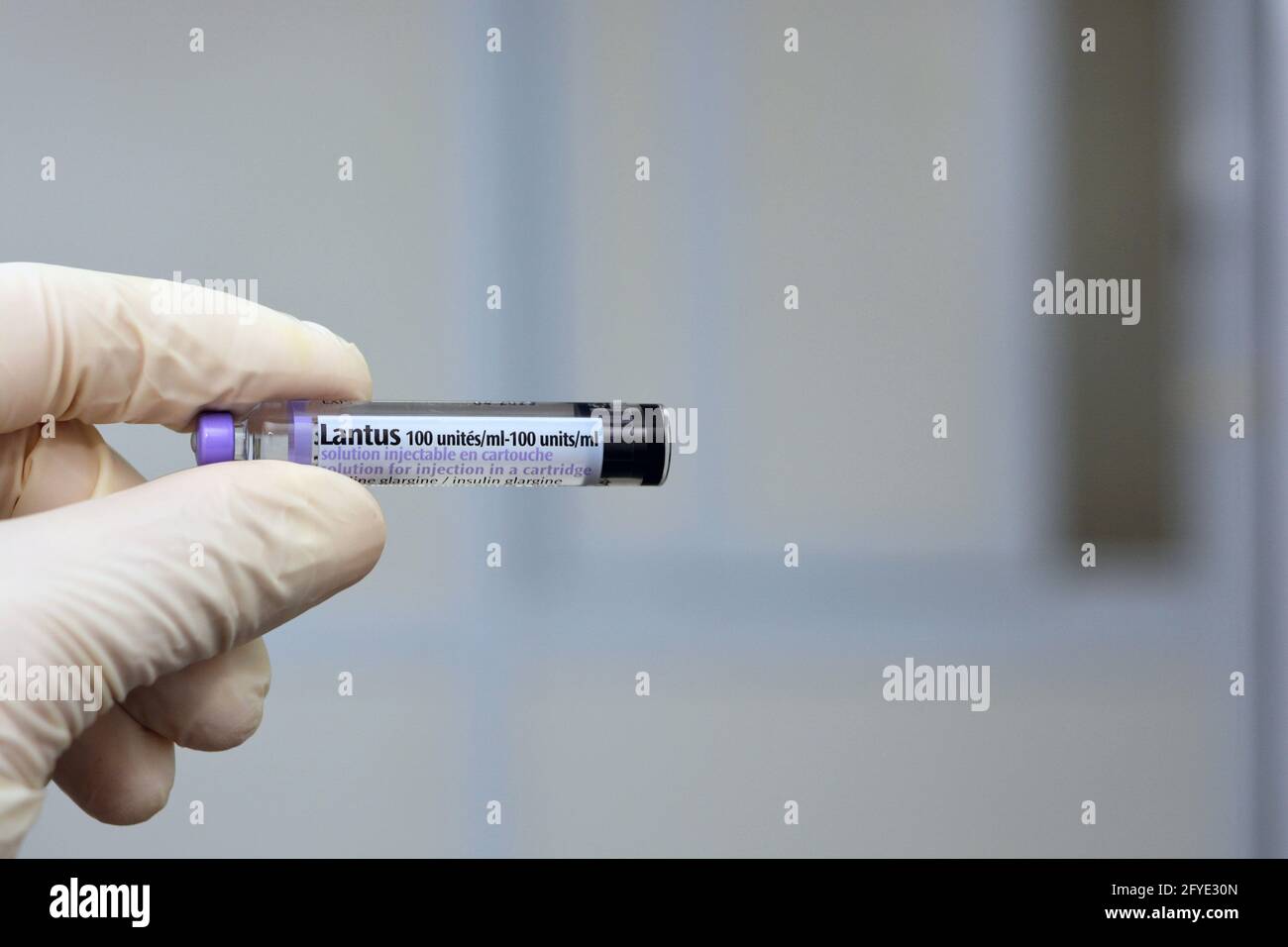 Lantus (insulin glargine injection) 100 Units cartridge is indicated in ...