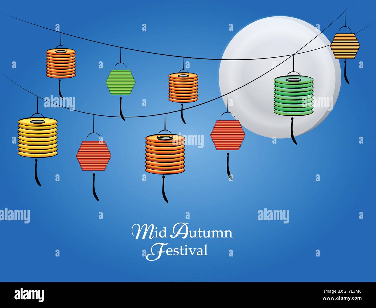 Mid Autumn Festival Stock Vector Image & Art - Alamy