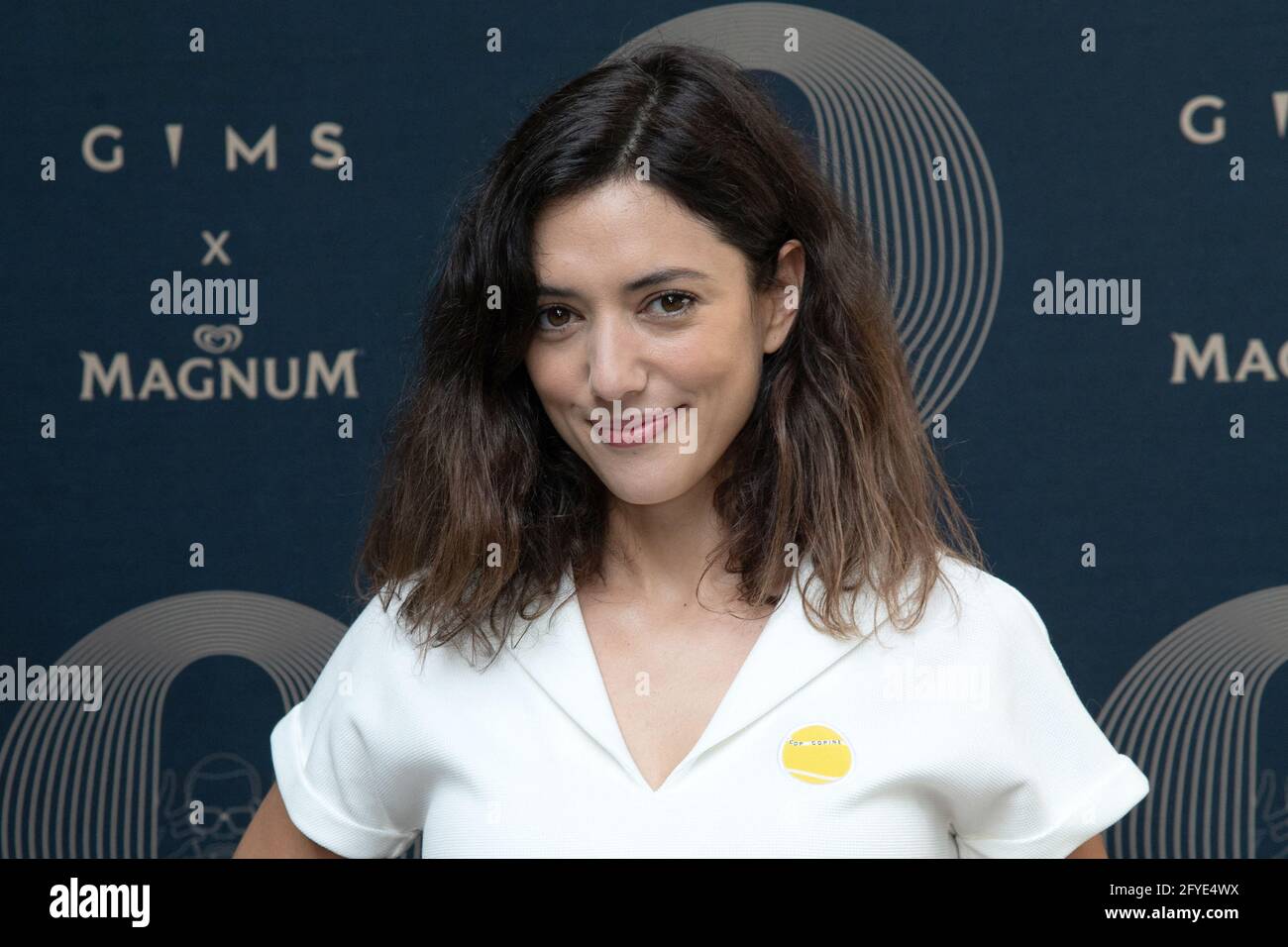 Vanessa Guide attending the 'Gims x Magnum' ice cream launch at the