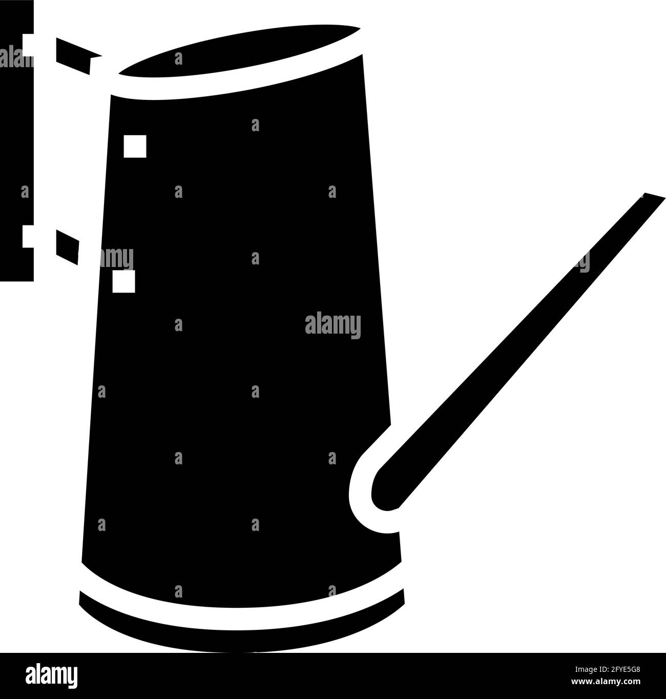 watering can for house plant glyph icon vector illustration Stock ...