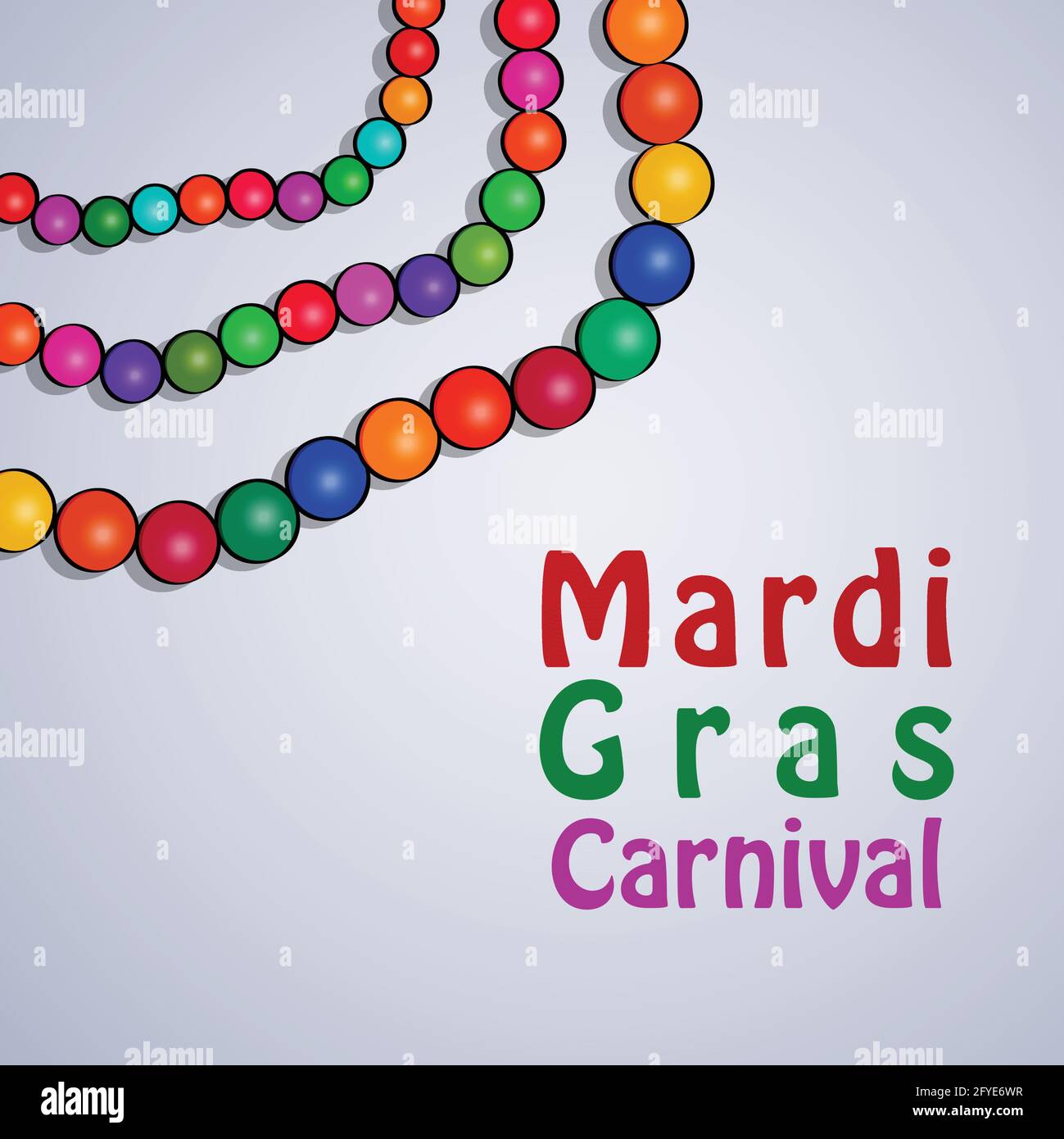 Mardi Gras Carnival Stock Vector