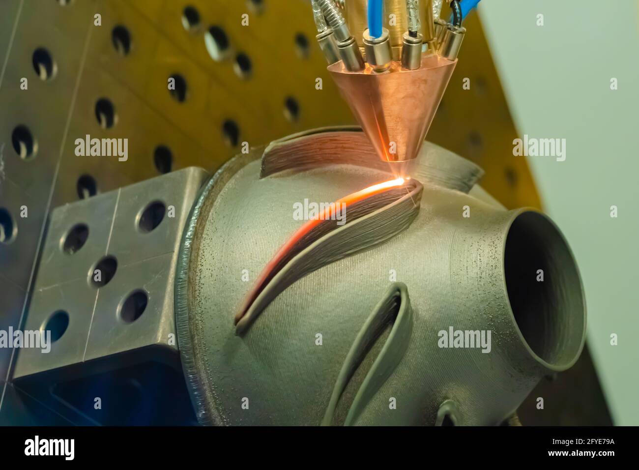 Direct metal deposition laser melting, powder spray manufacturing