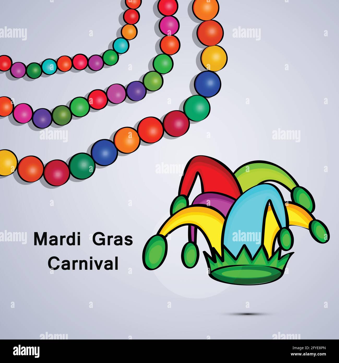 Mardi Gras Carnival Stock Vector