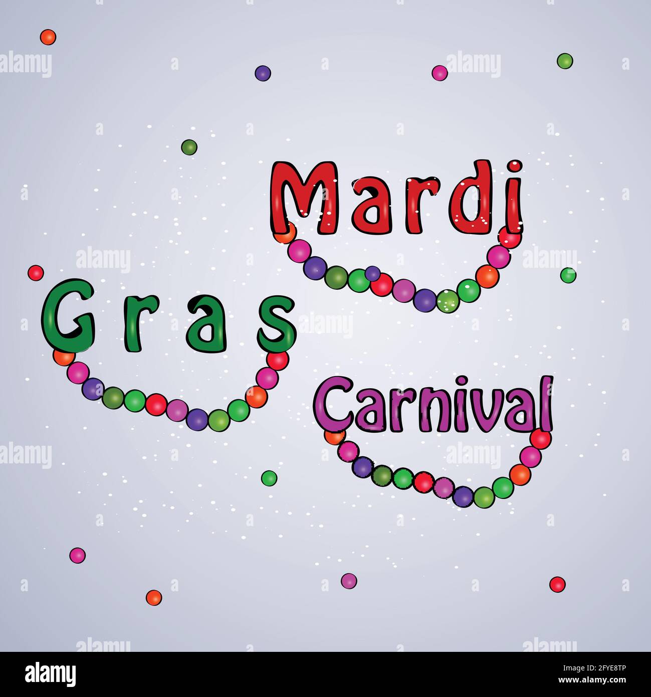 Mardi Gras Carnival Stock Vector