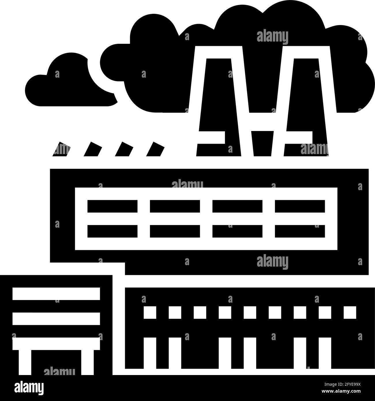 plant smoke glyph icon vector illustration Stock Vector Image & Art - Alamy