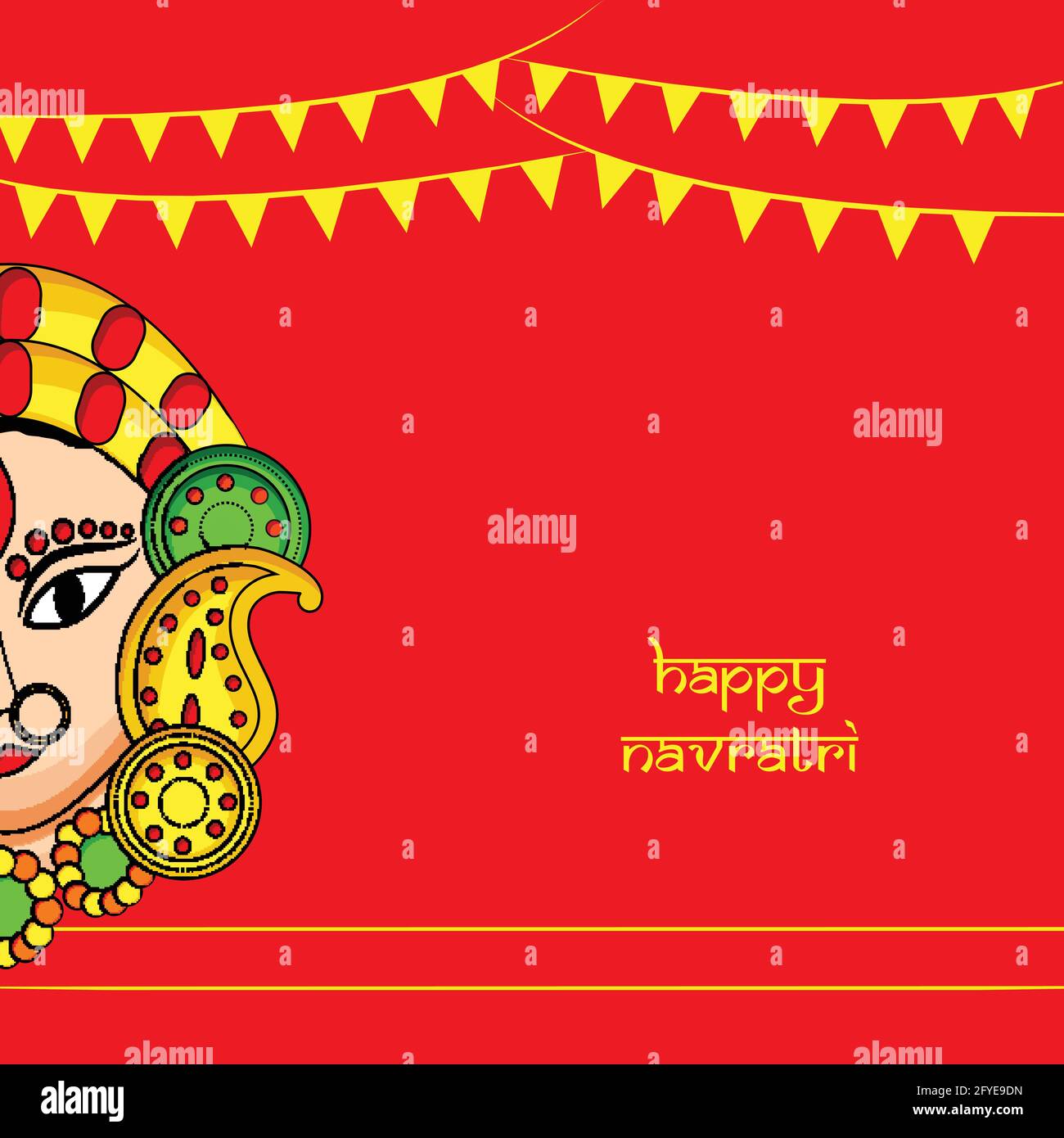 hindu festival Navratri Stock Vector Image & Art - Alamy