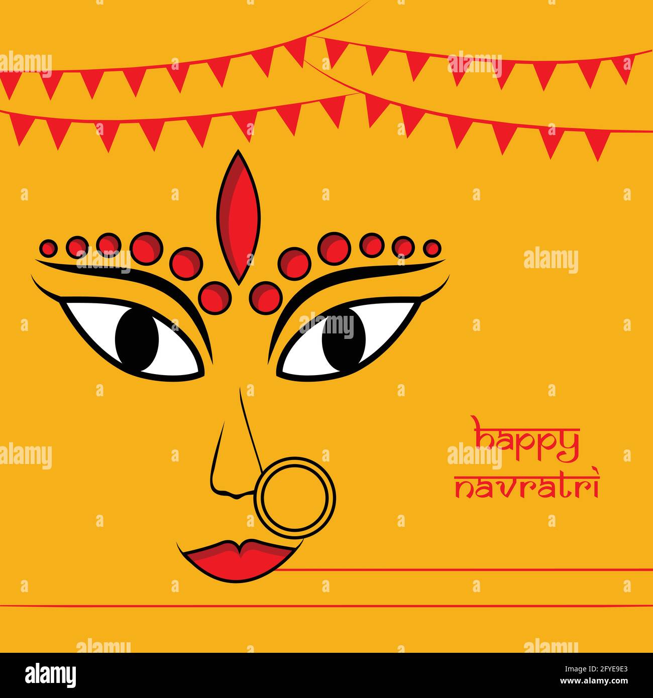 hindu festival Navratri Stock Vector Image & Art Alamy