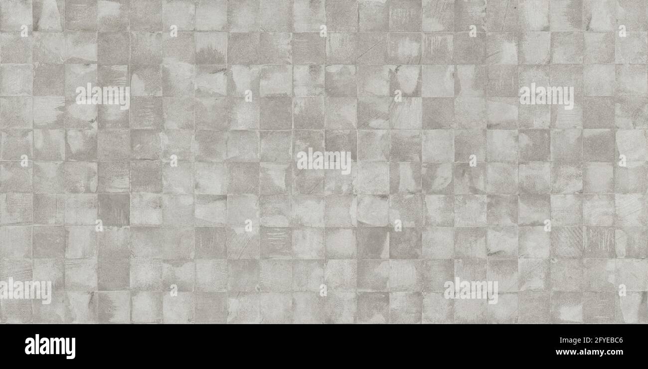 grey color mosaic tile texture use for ceramic wall tiles and wall paper design Stock Photo
